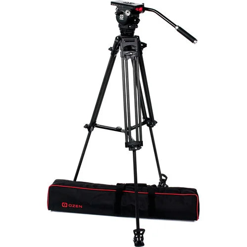 OZEN OZ-5CF2S Agile 5S S-Loc 75mm Fluid Head & 2-Stage Carbon Fiber Tripod System