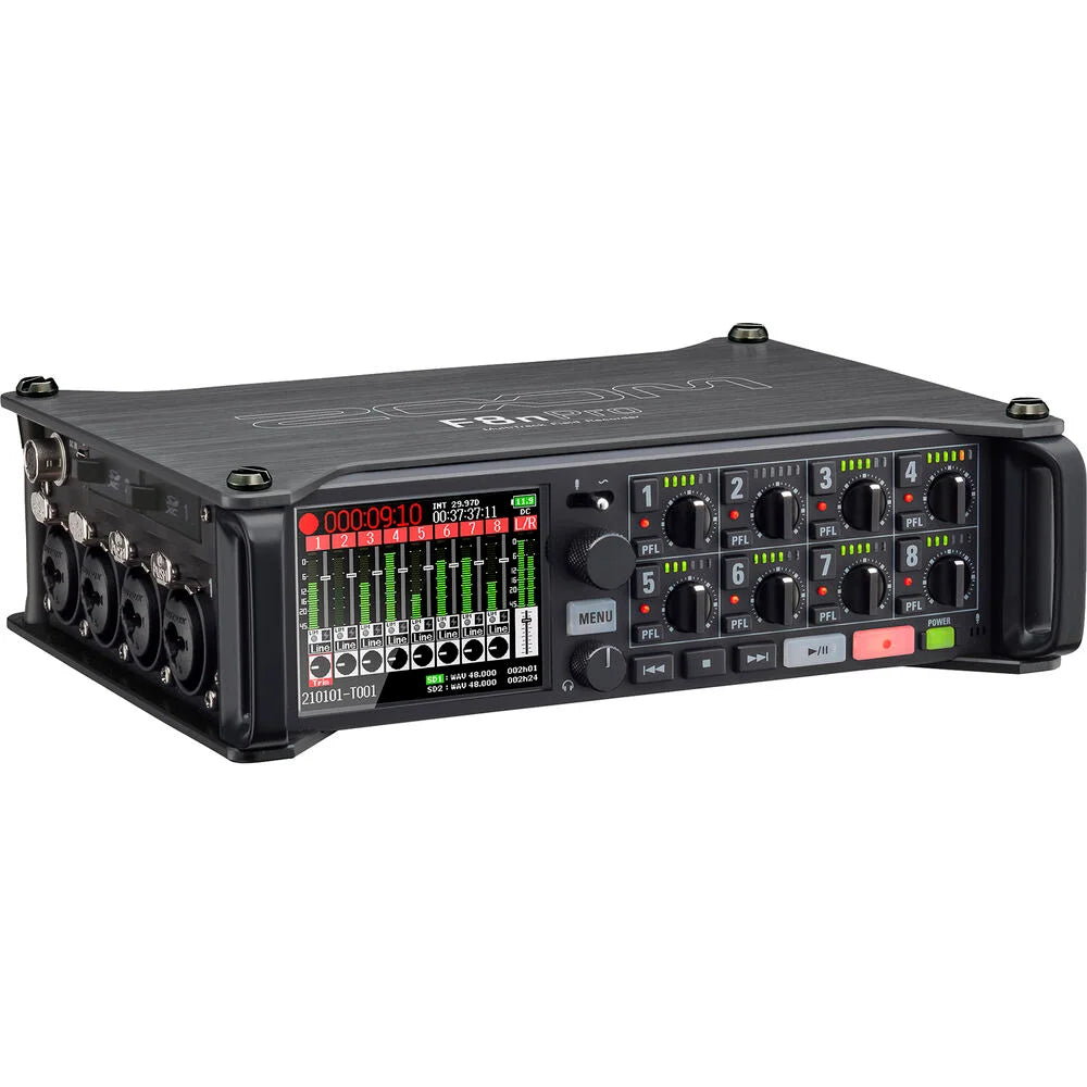 Zoom F8n Pro 8 Input / 10-Track Multitrack Field Recorder