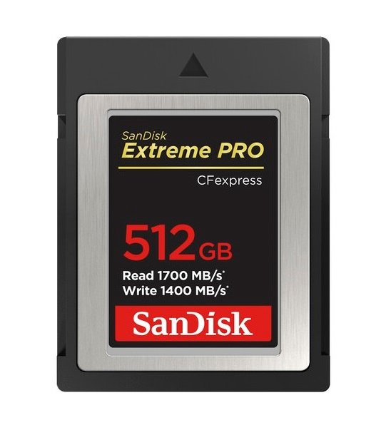 SanDisk Extreme PRO CFexpress Card Type B, 512GB