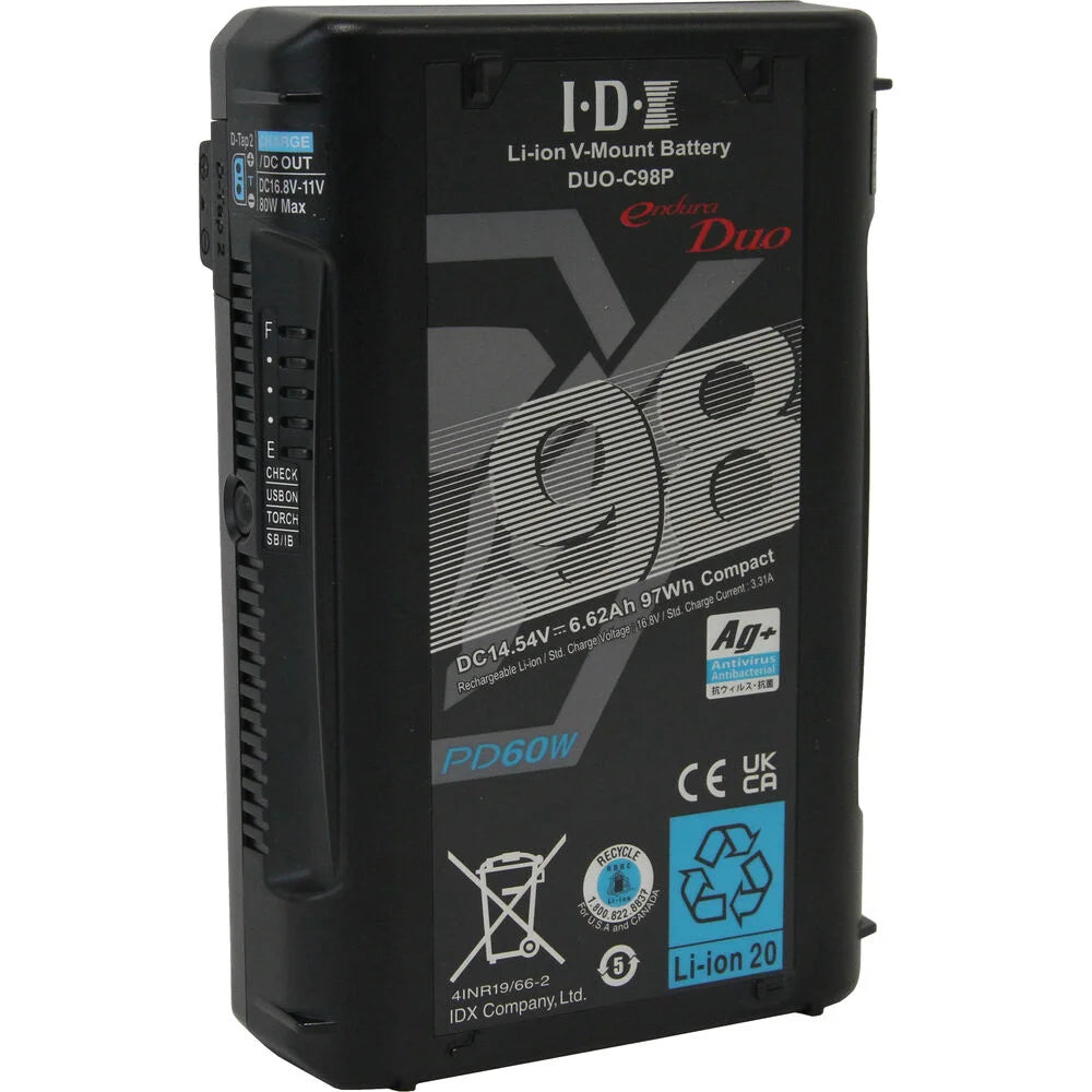 IDX DUO-C98P 97Wh High-Load Li-Ion V-Mount Battery