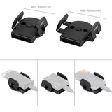 Black magnetic phone mount shown in two sizes with dimension labels (min 40mm/1.6in and max 60mm/2.