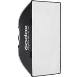 Godox studio light modifier with black and white design on a white background