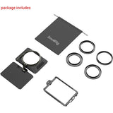 Collection of camera lens accessories with SmallRig branding on a white background