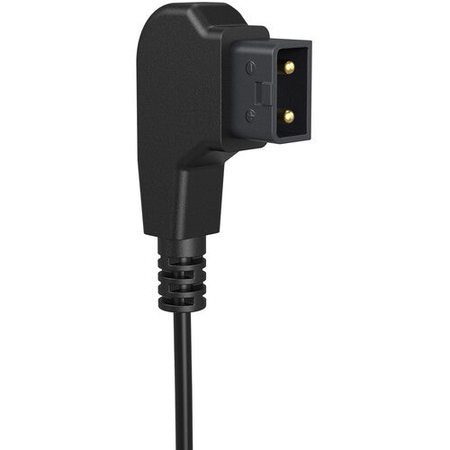Black power cord connector on a white background
