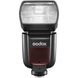 Camera flash with Godox branding on a white background