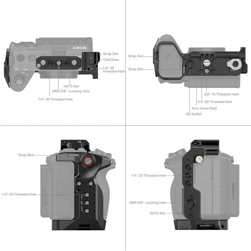 SmallRig 4183B Camera Cage for Sony FX30 and FX3