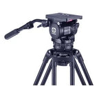 OZEN OZ-15EZ 100mm Carbon Fiber Tripod & Agile 15 Fluid Head System (EZ-Load)