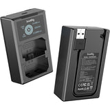 SmallRig NP-FZ100 Kit with 2 Batteries and 2-Bay USB Charger