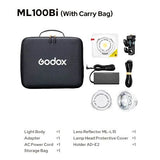 Godox ML100BI Portable COB light with Carry Case