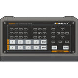 AVMATRIX Micro 4-Channel HDMI & DP Video Switcher with Streaming & Recording - HVS0401E