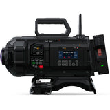 Blackmagic Design video camera on a white background