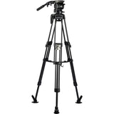 Libec HS-250MQ Tripod System with H25 Head, Mid-Level Spreader, Rubber Feet & Case