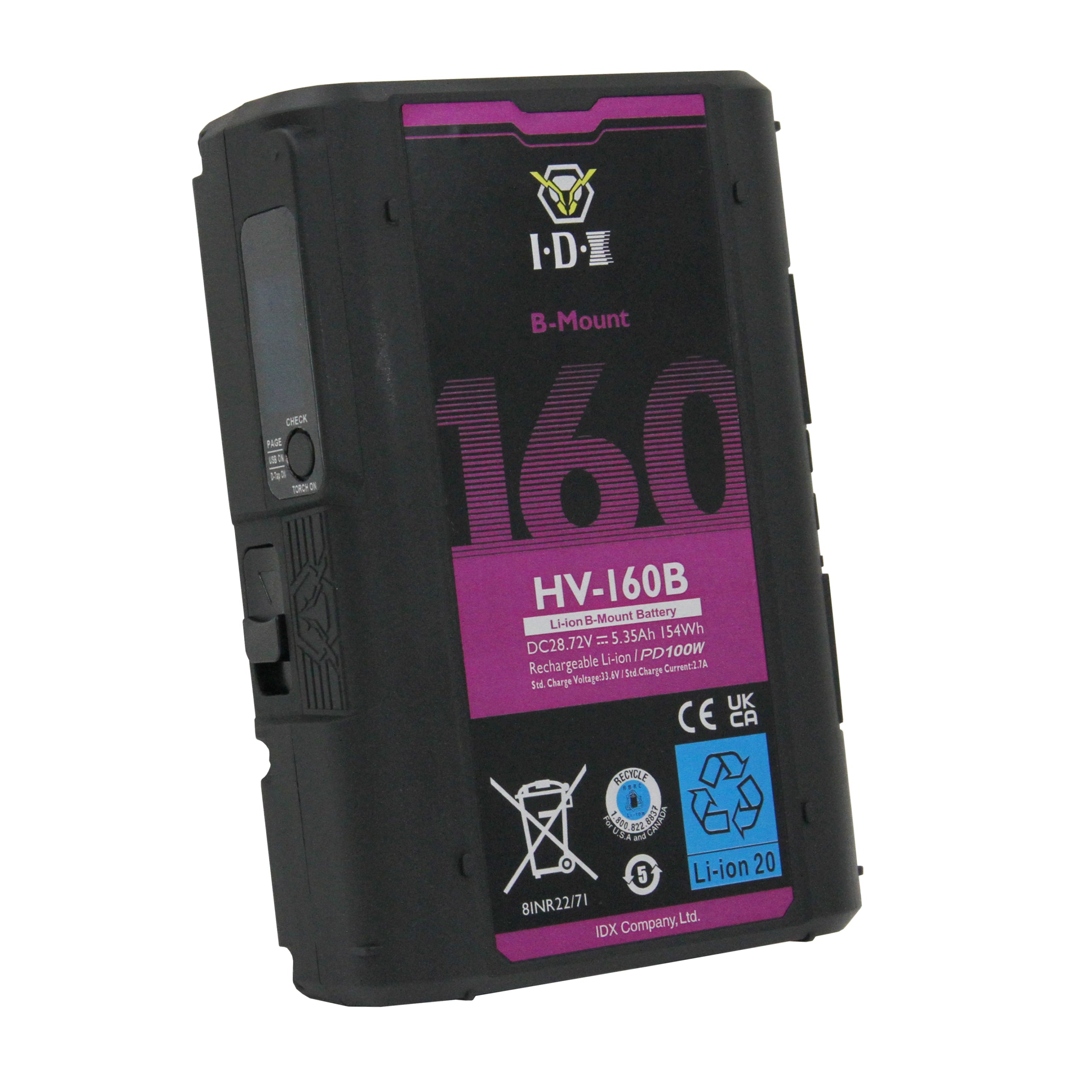 IDX HV-160B 153Wh 28V Battery