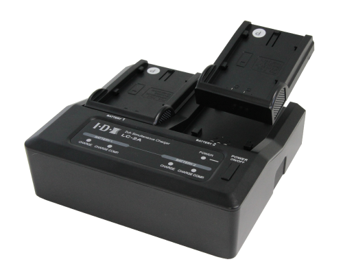 IDX System Technology LC-2A Two-Channel Charger for 7.4V Canon, Panasonic & Sony Batteries