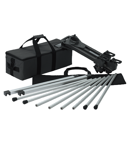 Libec TR-320 Track Rail System with Dolly and Transport Case - 3.2 m