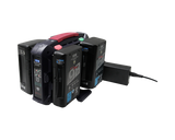 IDX System Technology VL-4X 4-Channel V-Mount Charger with Power Supply