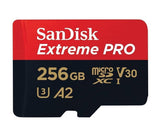 SanDisk Extreme Pro microSD UHS I Card 256GB