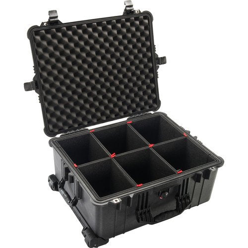 Pelican 1610TP Case with TrekPak Divider System (Black)