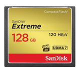SanDisk Extreme CF 120MB/s, 85MB/s write, UDMA7, 128GB