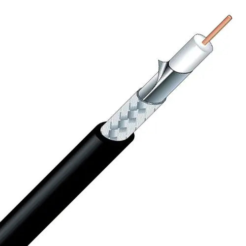 Canare Lightweight 75-Ohm 12G-SDI UHD Video Coax Cable (200m, Black)