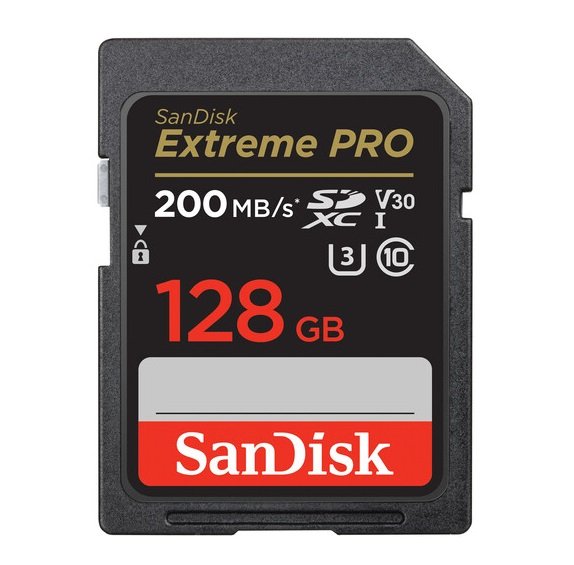 SanDisk Extreme Pro SD UHS I 128GB Card