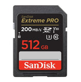 SanDisk Extreme Pro SD UHS I 512GB Card