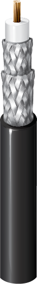 Belden 1505F Coaxial RG59/U Type Cable (100 feet, Black)