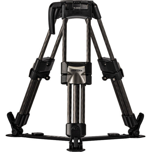 A black and silver camera tripod with three extended legs, shown against a plain white background. The brand name 'TNSHACK' is visible on the central metal column.