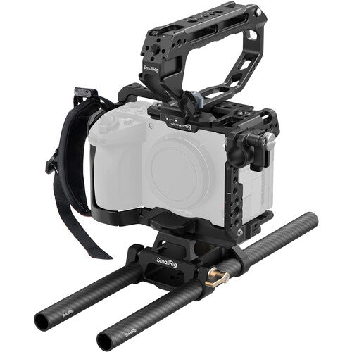 SmallRig HawkLock Advanced Cage Kit with Dual-Rod System for Sony FX5 (Advanced Edition)