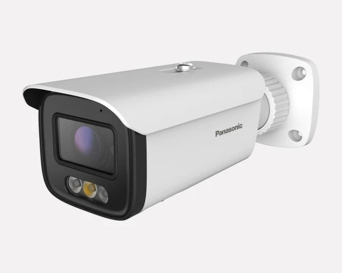 Panasonic 8MP Varifocal Bullet Colour IP Camera 4.3x Motorized zoom
