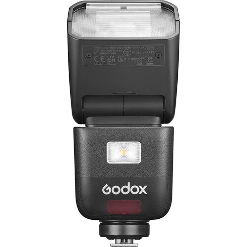 Godox camera flash on a white background