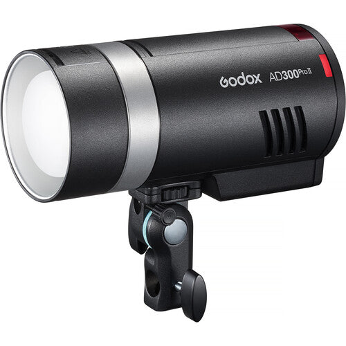 Godox AD300Pro II flash light on a white background