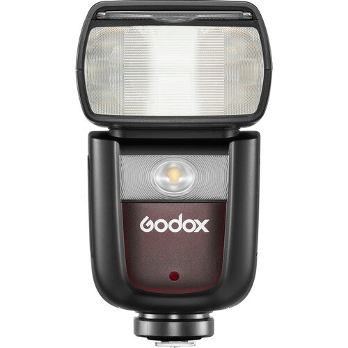 Godox camera flash on a white background