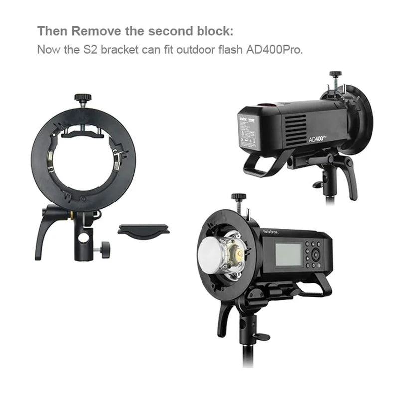 Godox Speedlite bracket for V1 & AD200 & AD400PRO