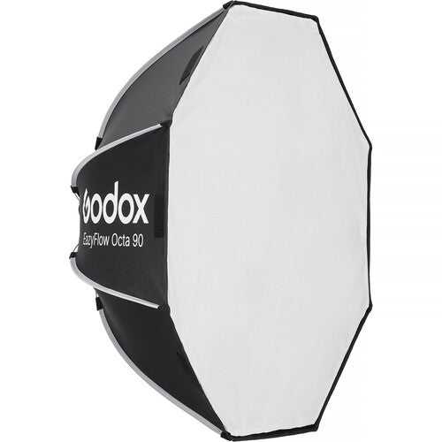 Octagonal softbox with Dodox branding on a white background