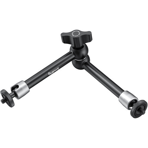 Camera tripod mount on a white background