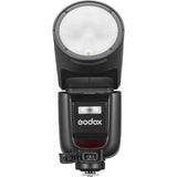 Godox camera flash on a white background