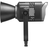 Studio light with 'Litemons' branding on a white background