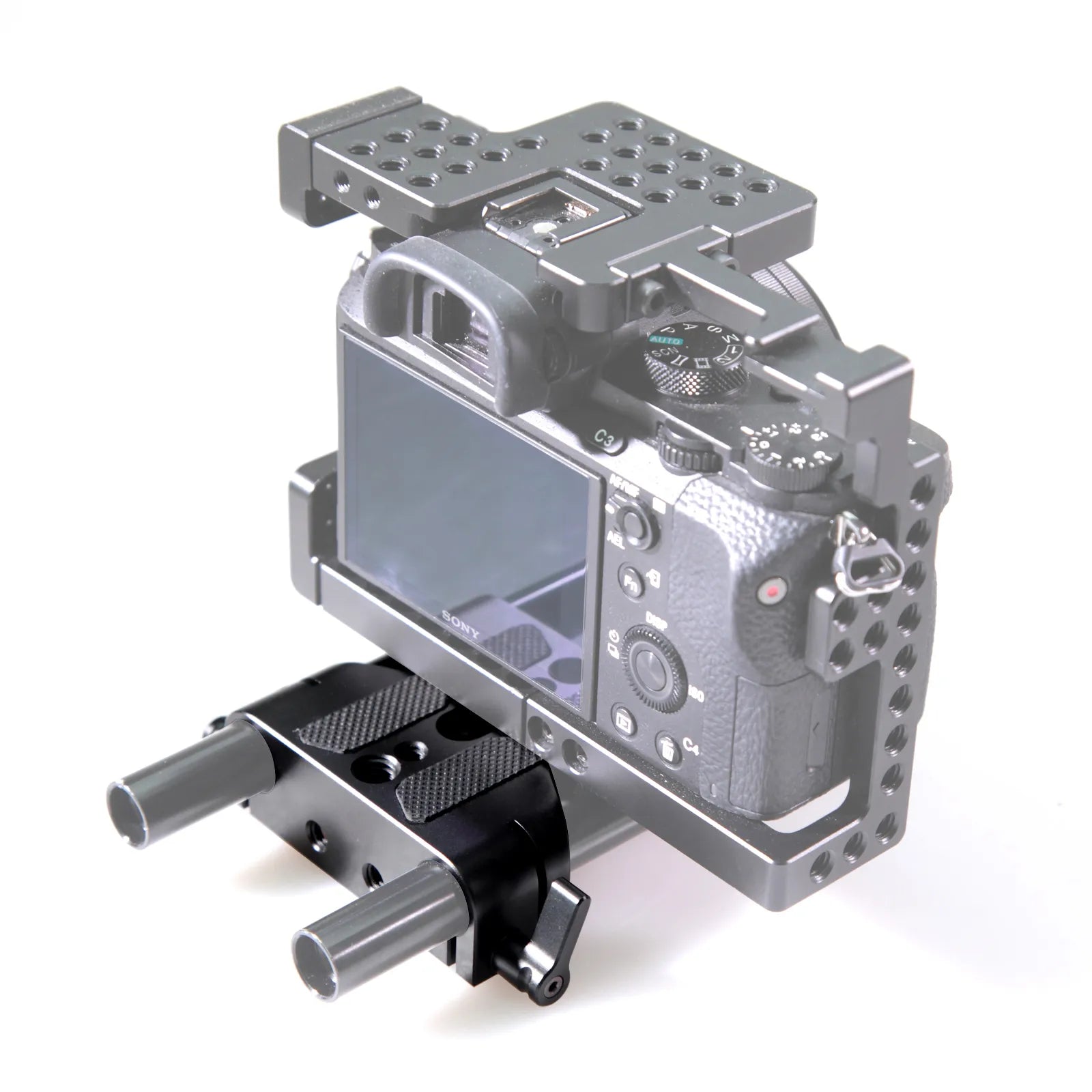 SmallRig Baseplate with Dual 15mm Rod Clamp