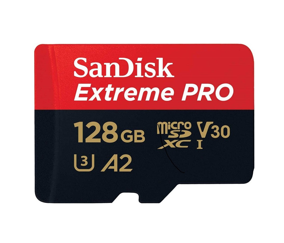 SanDisk Extreme Pro microSD UHS I Card 128GB