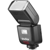 Godox camera flash on a white background