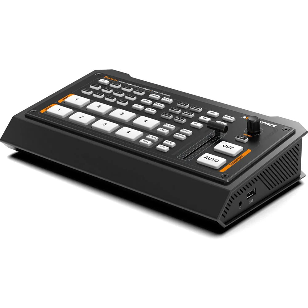 AVMATRIX Shark S4 4-Channel 3G-SDIHDMI Video Switcher