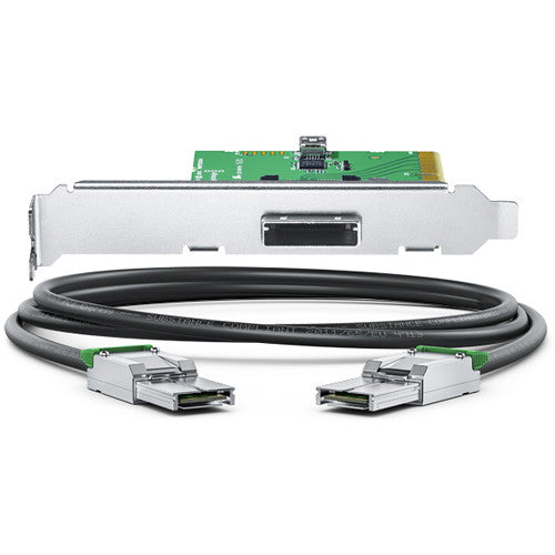 Computer expansion card with cables 