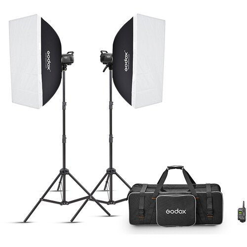 Godox MS300 Studio 2 Head Flash Kit