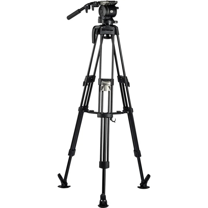 Libec HS-350MQ Tripod System with H35 Head, Mid-Level Spreader, Rubber Feet & Case