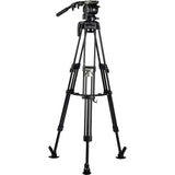 Libec HS-450MQ Tripod System with H45 Head, Mid-Level Spreader, Rubber Feet & Case