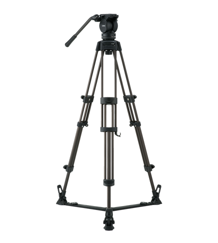 Libec LX5 Tripod With Pan and Tilt Fluid Head and Floor Spreader