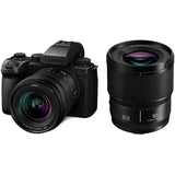 Panasonic Lumix S5 IIX Mirrorless Camera with 20-60mm and 50mm Lenses Kit