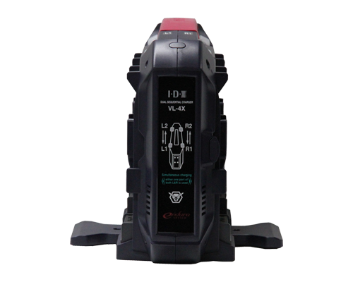 IDX System Technology VL-4X 4-Channel V-Mount Charger with Power Supply