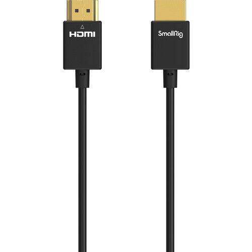 Two HDMI cables with 'HDMI' and 'SmallRig' branding on black connectors against a white background.